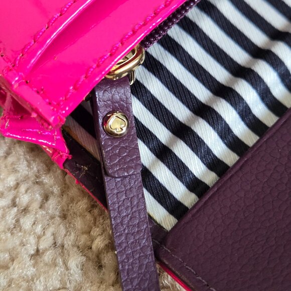 Kate spade scalloped keychain wallet/ card case - Picture 12 of 16